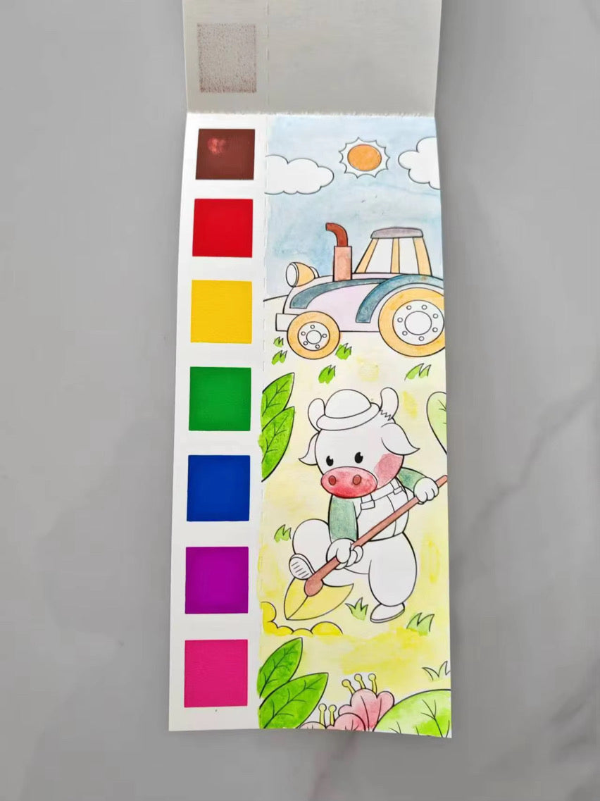 Watercolor Coloring book