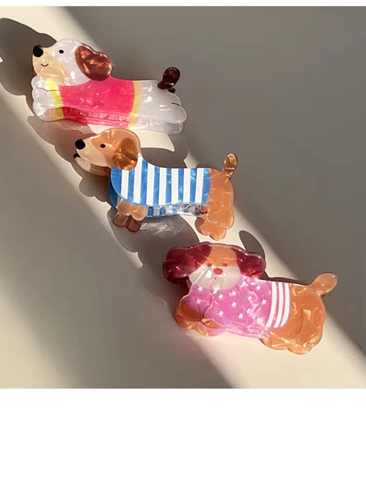 Dachshund Hair Claw Clip