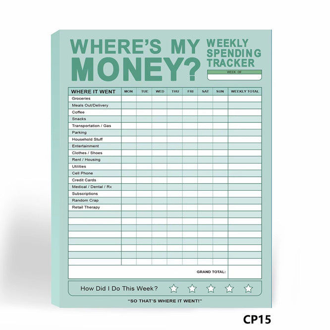 52 Sheet Magnetic Notepad