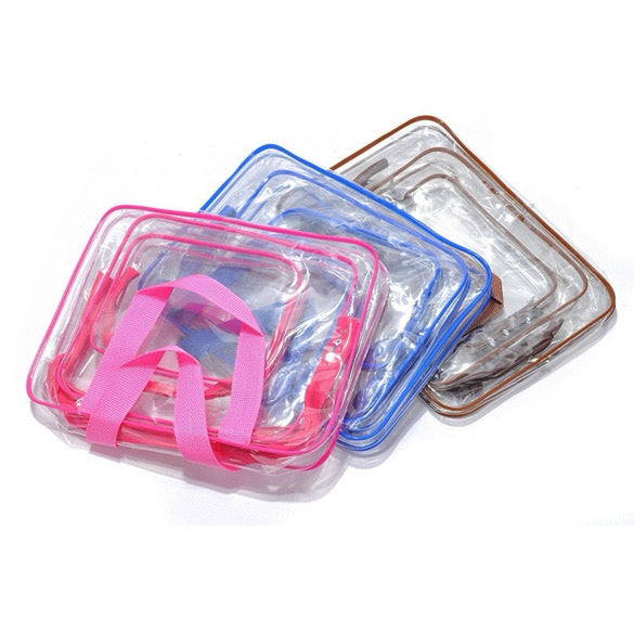 3 Piece Clear Bag Storage Solution