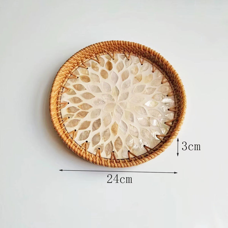 Nest And Nook Round 3 Piece Tray Set