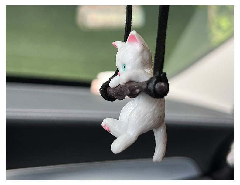 Swinging Cool Cat Car Accessory