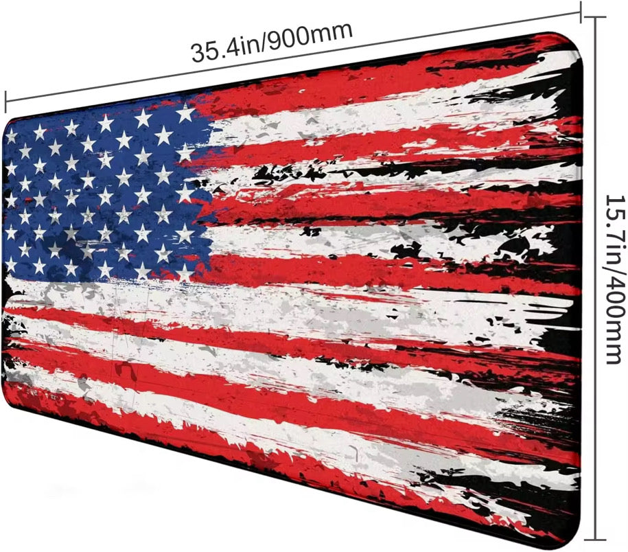 Stars, Stripes & Work Vibes Desk Pad