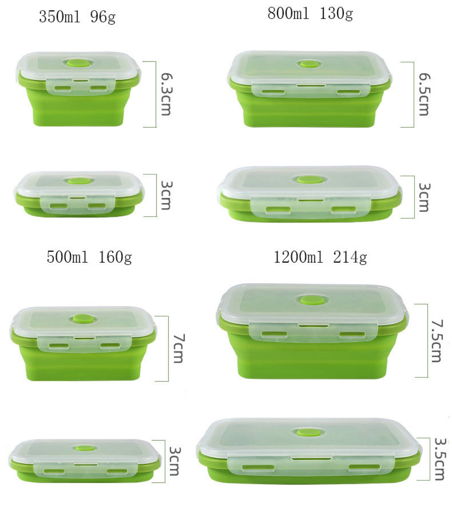 Collapsible Food Storage Set