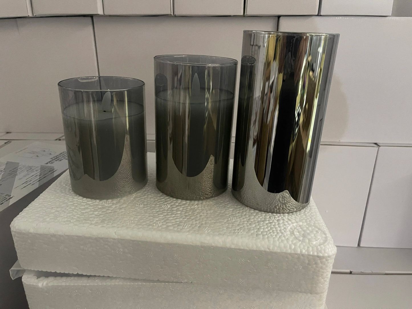 3 Piece Led Candle Set