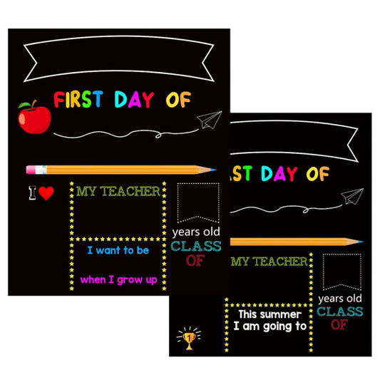 First Day Last Day of School Chalk Boards