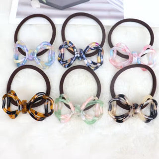 3 Piece Hair Bow Elastics