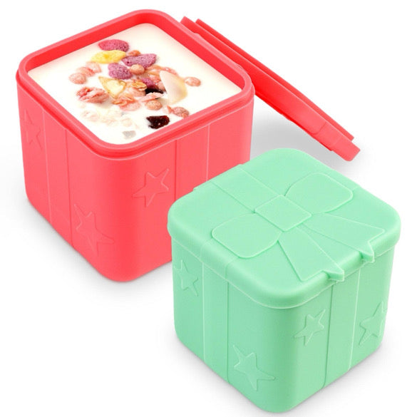 4 Piece Silicone Food Cube Containers