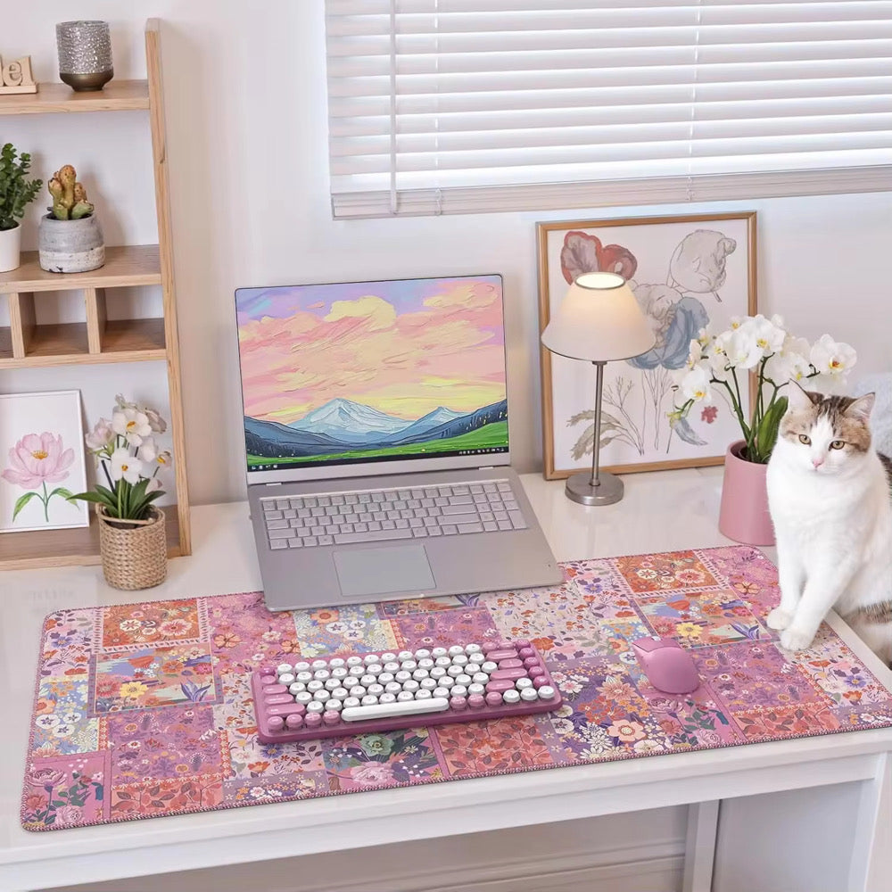 Floral Desk Pad