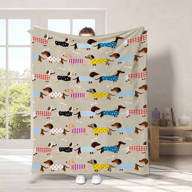 Dachshund Themed Blankets
