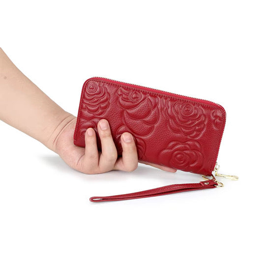 Bloom & Leather Wallet