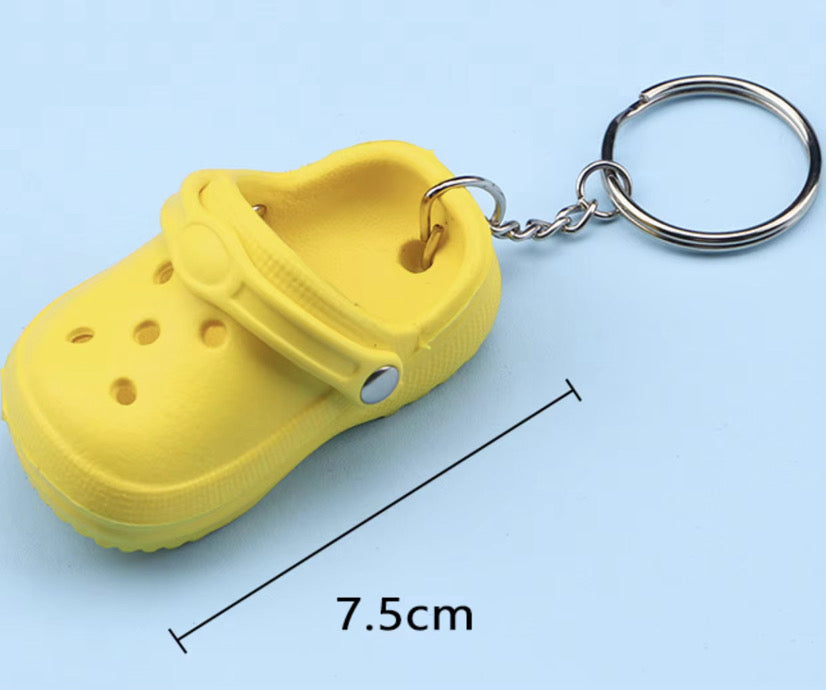 6 Piece Shoe Keychain Set