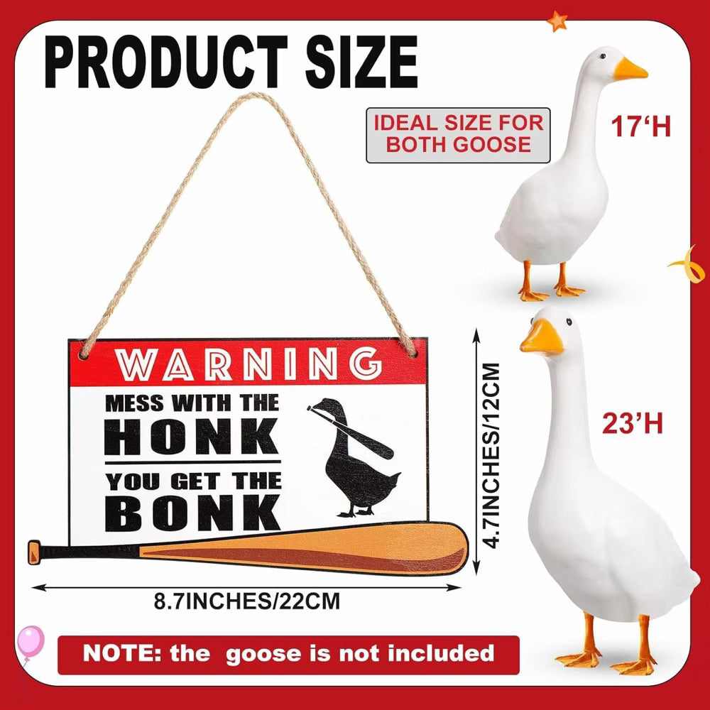 Porch Goose Sign