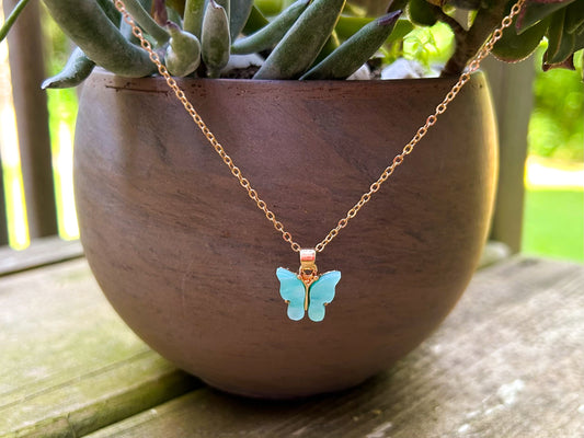 Beautiful Butterfly Necklace