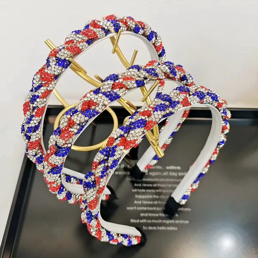 Red, White & Glam Headband