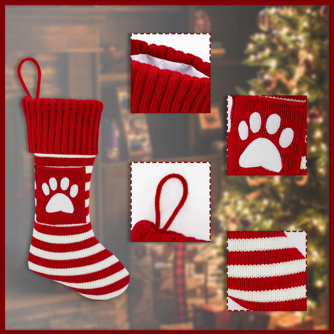 Paws & Claus Stocking
