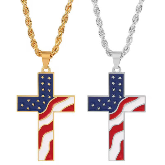 Faith, Flag & Freedom Necklace