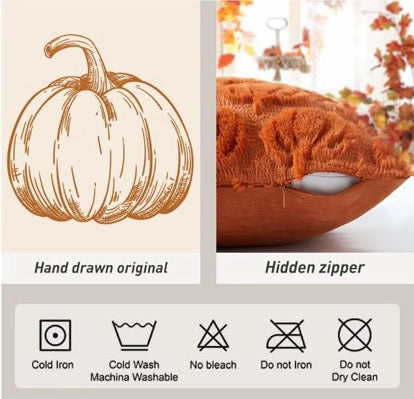 Fall Themed Pillow Cover Set Of 2