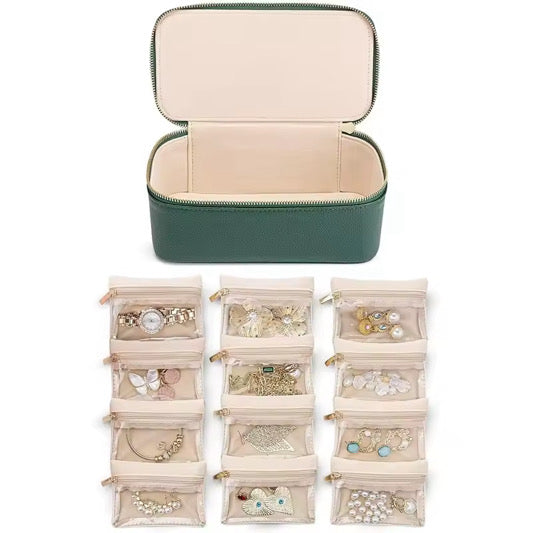 Jewelry Organizer With 12 Pouches