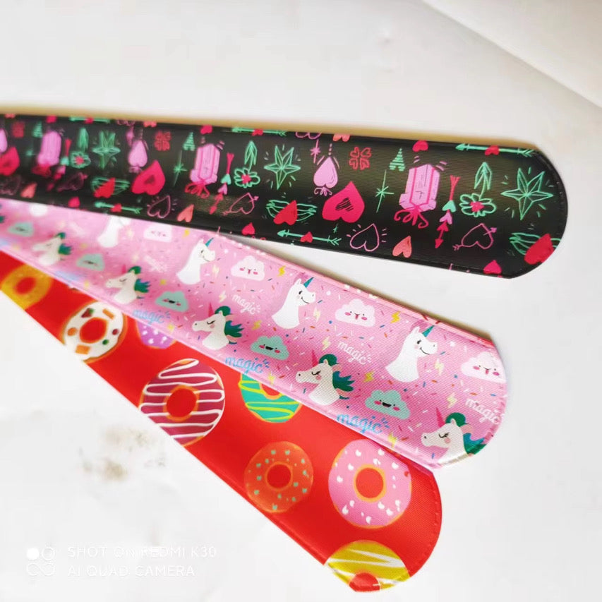 Be Mine Slap Set 12 Piece Slap Bracelet Set