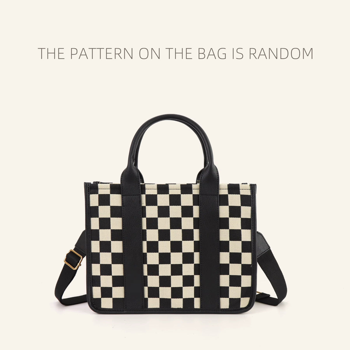 Checkered Tote Bag