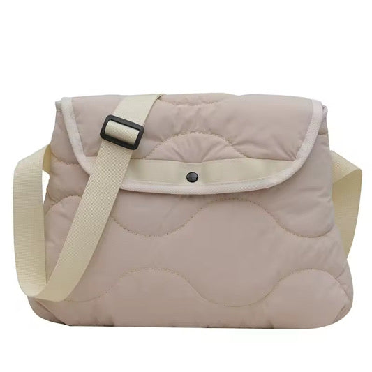 Quilted Puffy Crossbody Bag