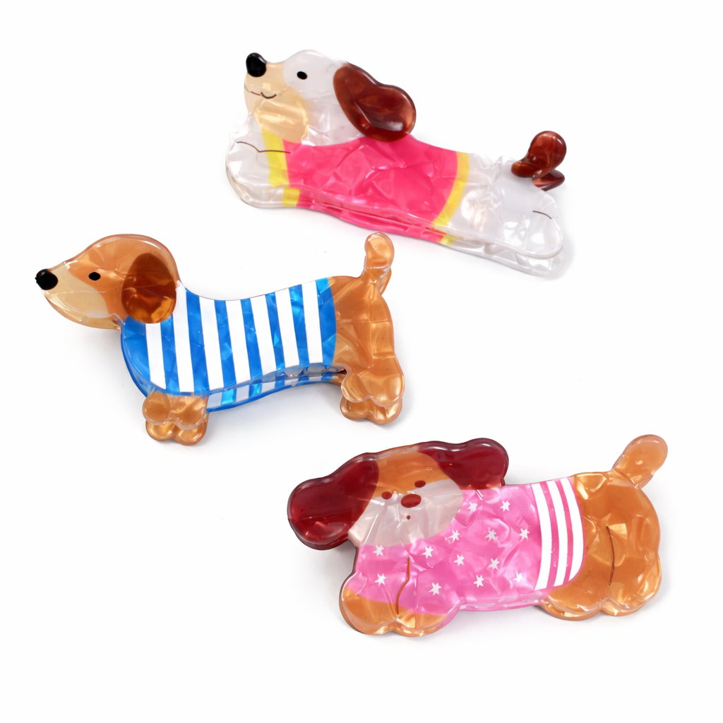 Dachshund Hair Claw Clip