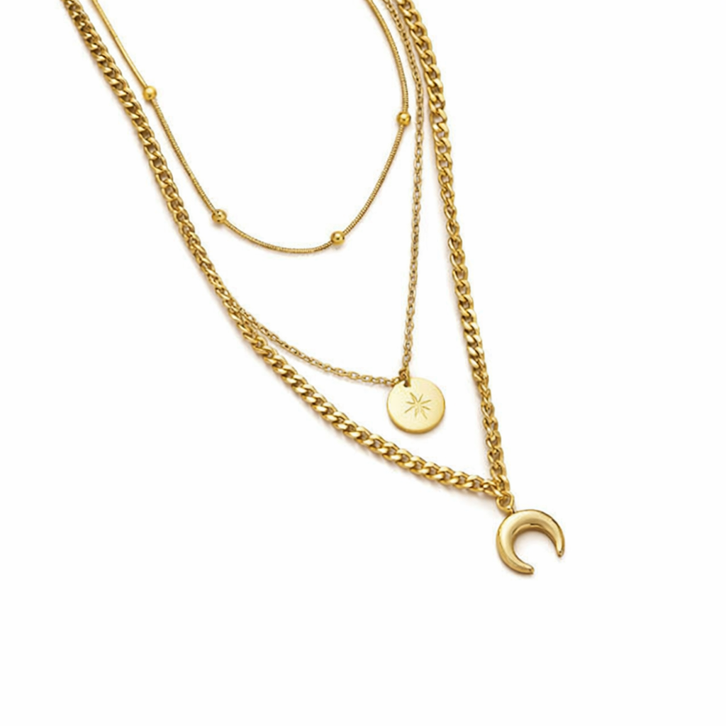 Triple Layer Statment Necklace