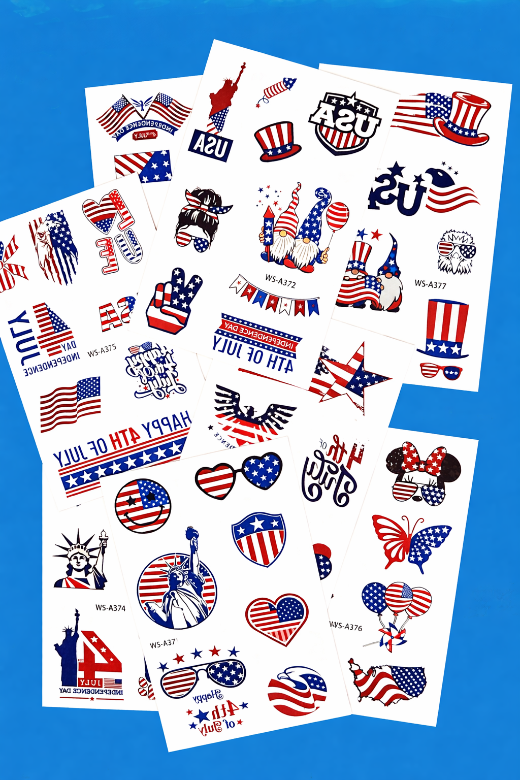 OPEN Red, White & You Temp Tattoo Kit