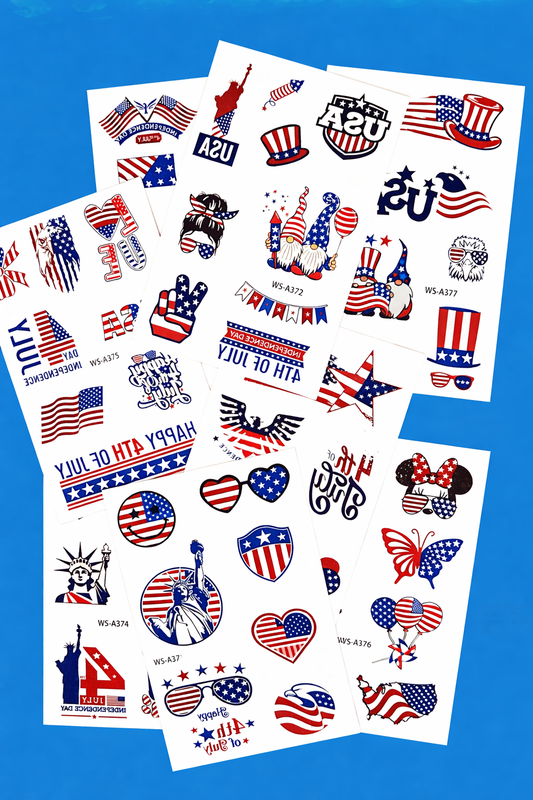 OPEN Red, White & You Temp Tattoo Kit