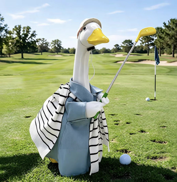 Golf Themed Goose Outfit