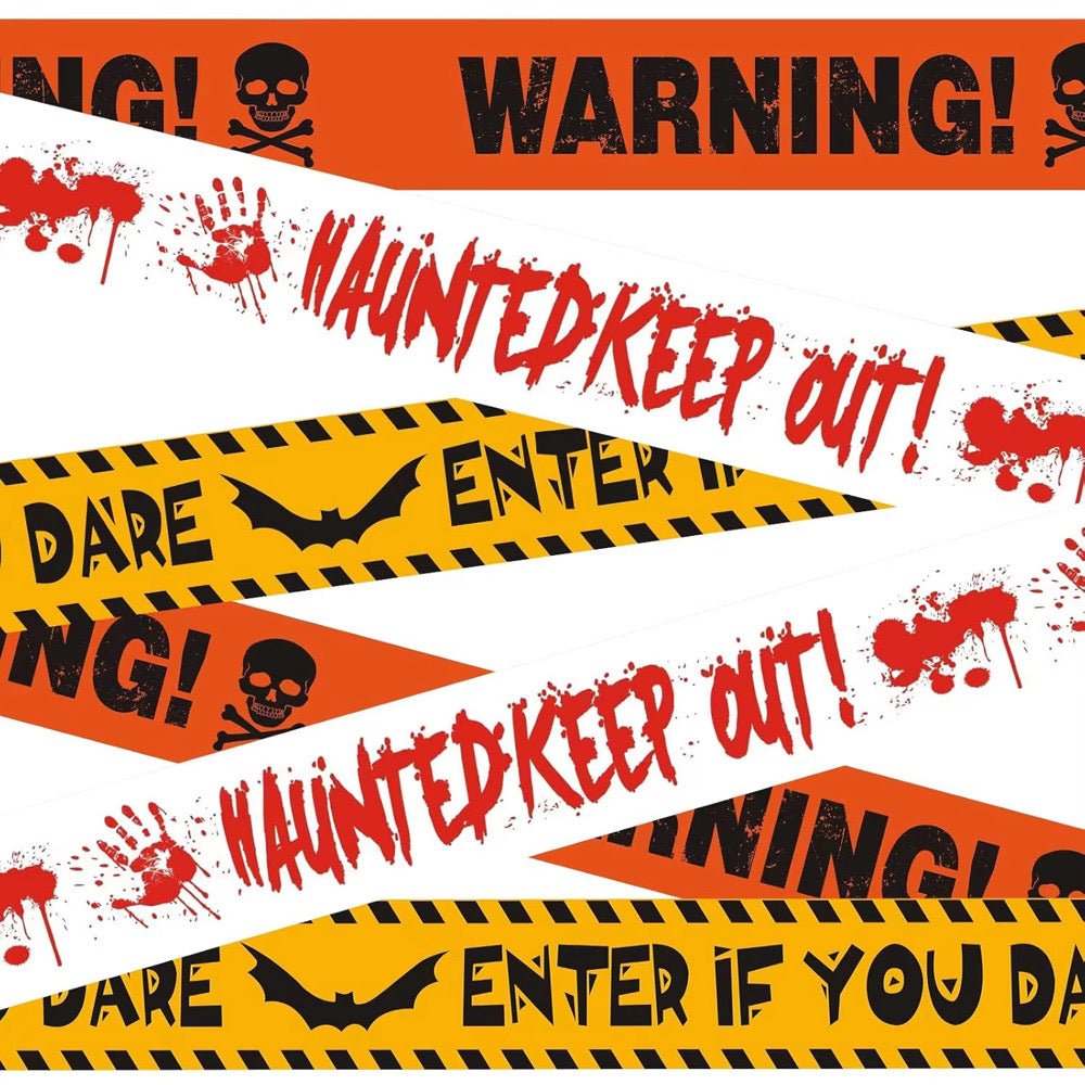 Halloween Warning Tape Set of 3