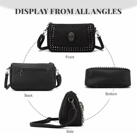 Skull Stud Crossbody