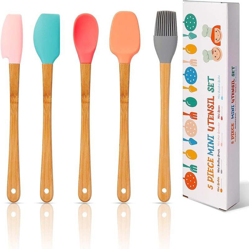 5 piece mini utensil set