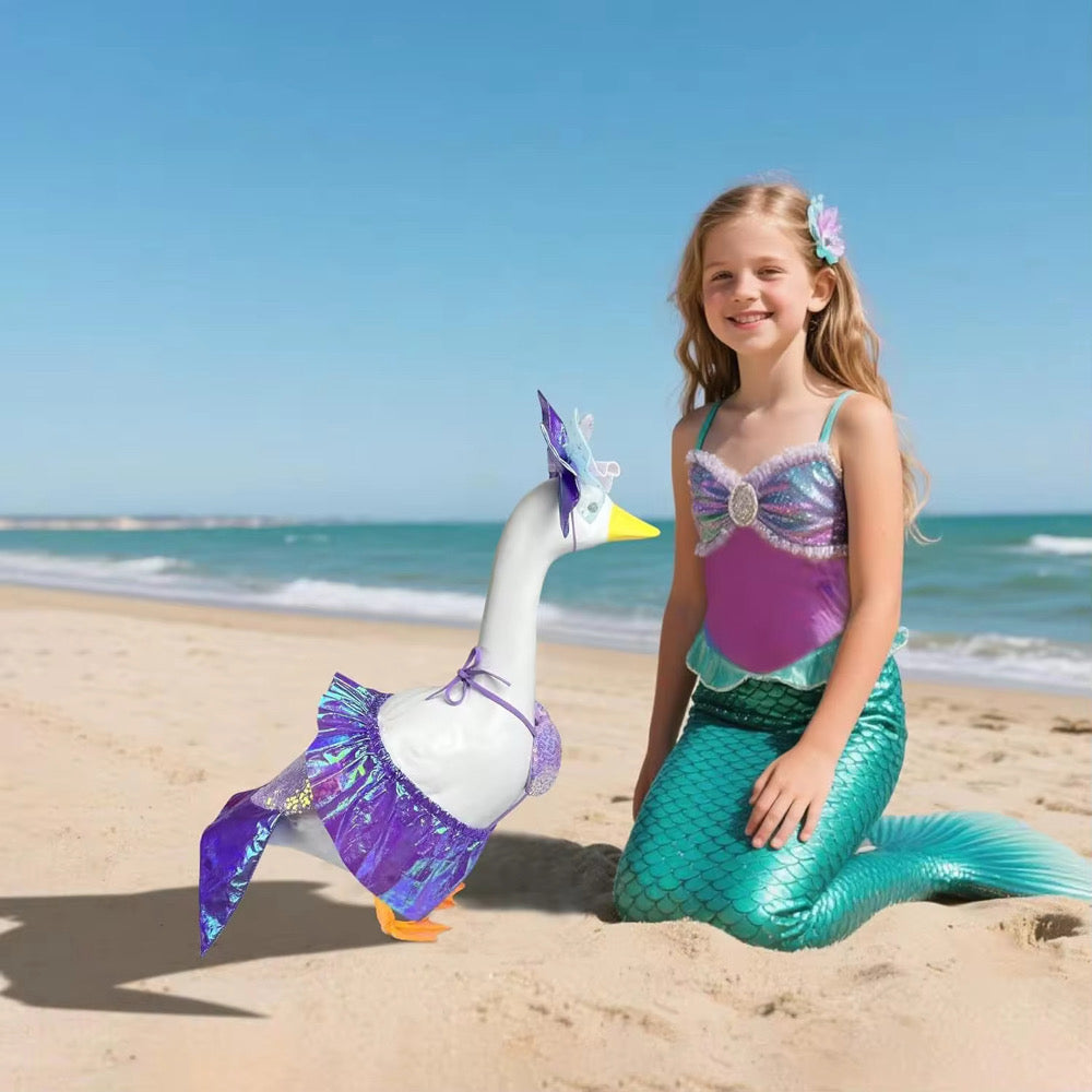 Mermaid Porch Goose Outfit