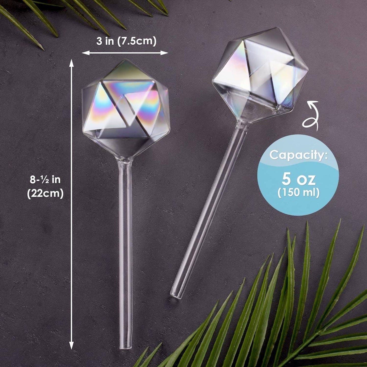 2 Piece Glamourous Watering Globes