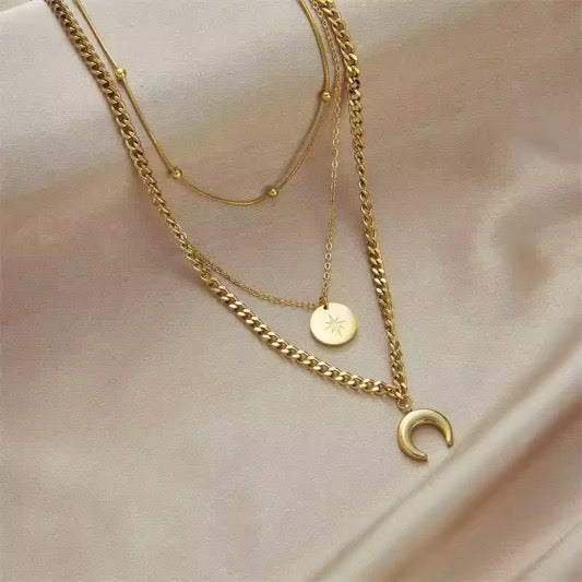 Triple Layer Statment Necklace