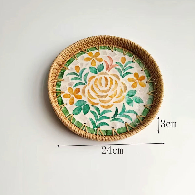 Nest And Nook Round 3 Piece Tray Set