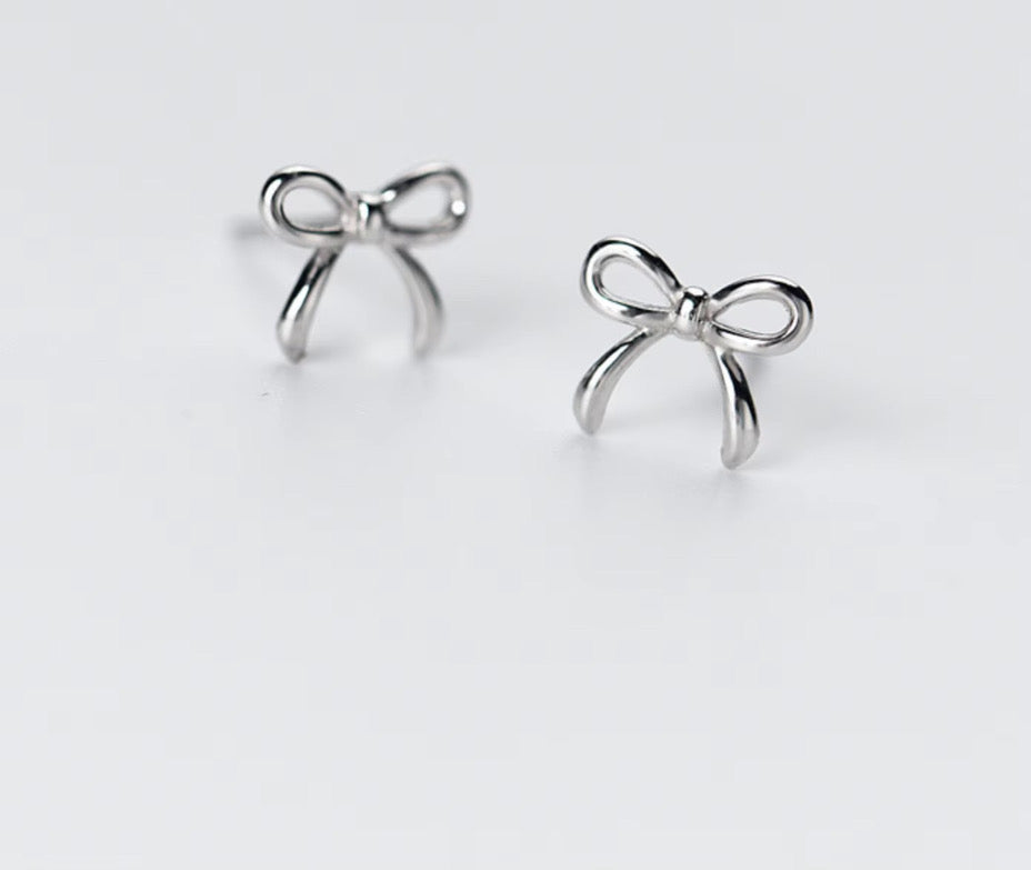 Petite Bow Stud Earrings