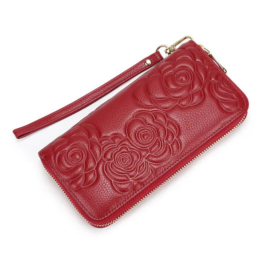 Bloom & Leather Wallet