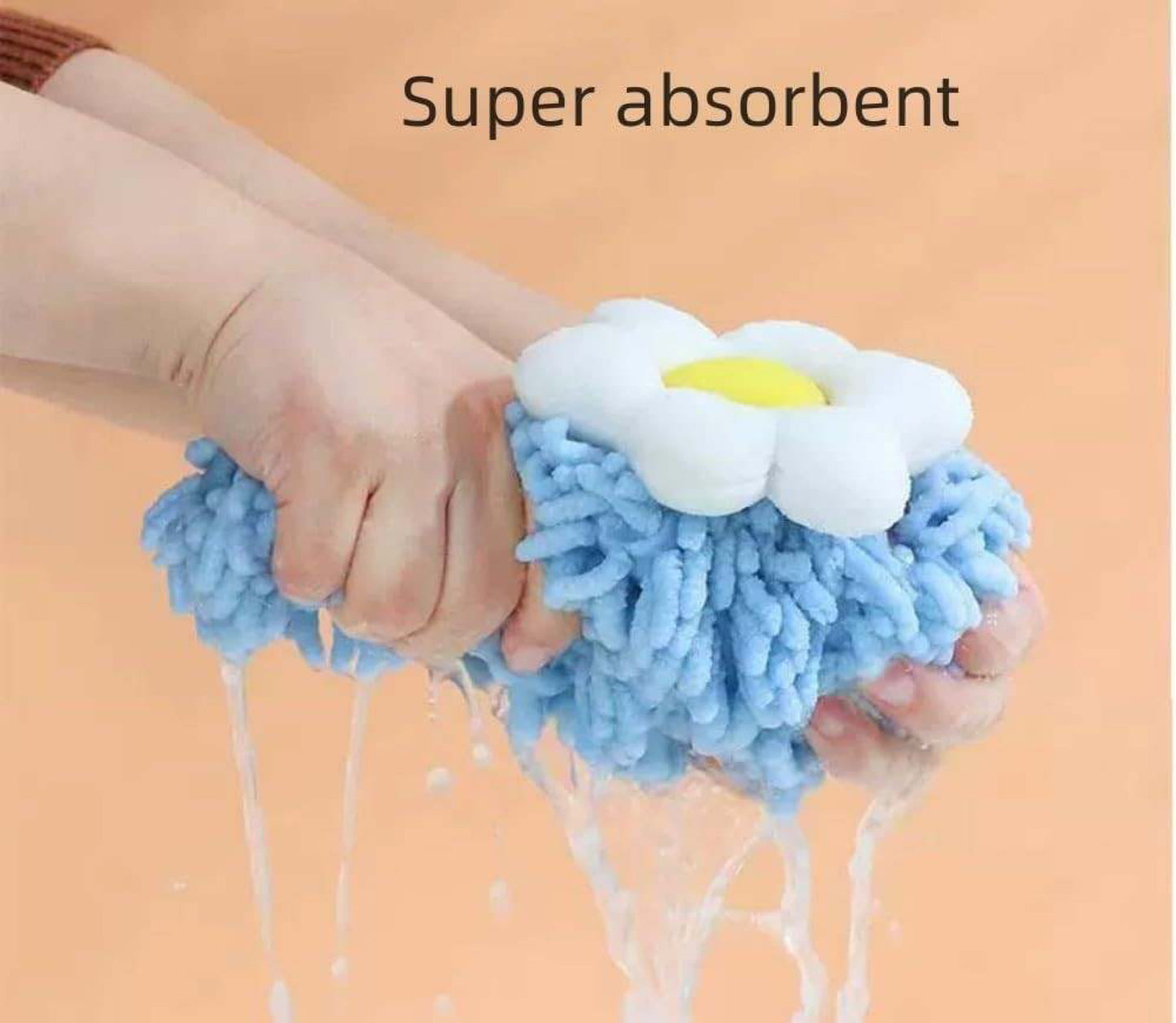 Blossoming Flower Chenille Towels