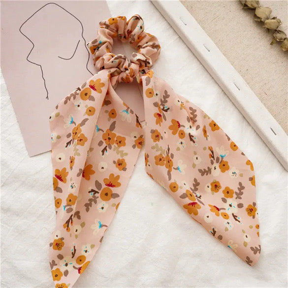 Set of 5 Floral Hair Scarves