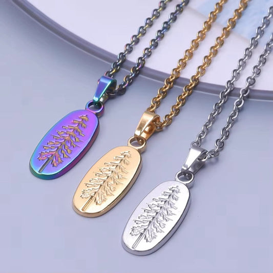 Trendy Tree of Chic Stainless Steel Necklace