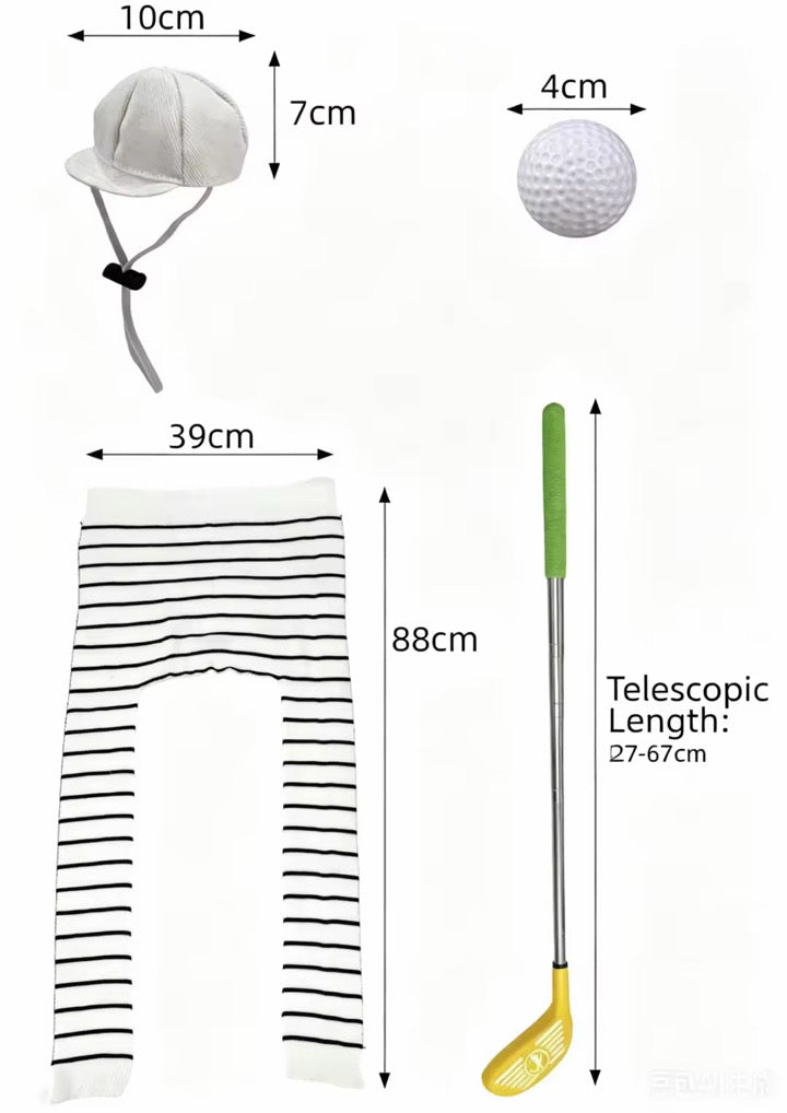Golf Themed Goose Outfit