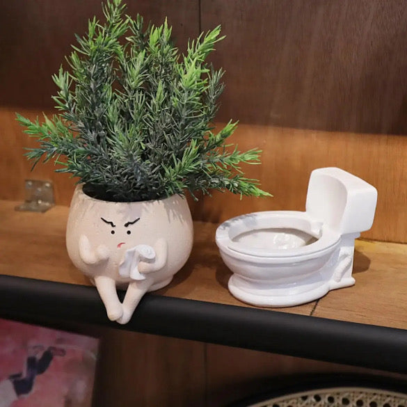 Theo The Toilet Friend Planter Pot