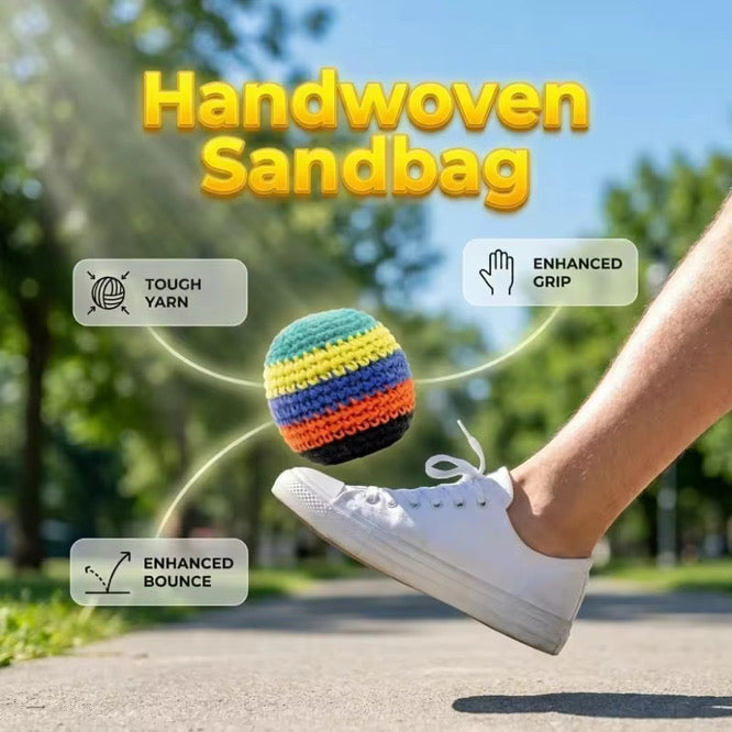 6 Piece Knitted Hacky Sacks