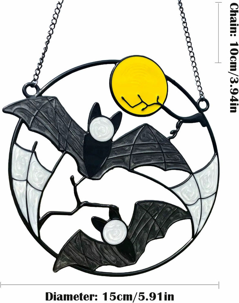 Halloween Friends Staines Glass Suncatcher