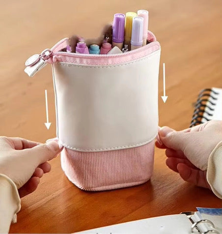 Stand & Foldable Pencil Holder