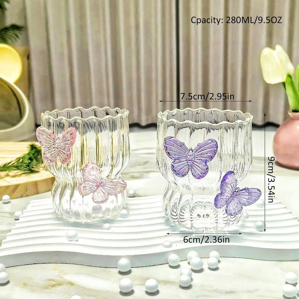Flutterly Fabulous Glass