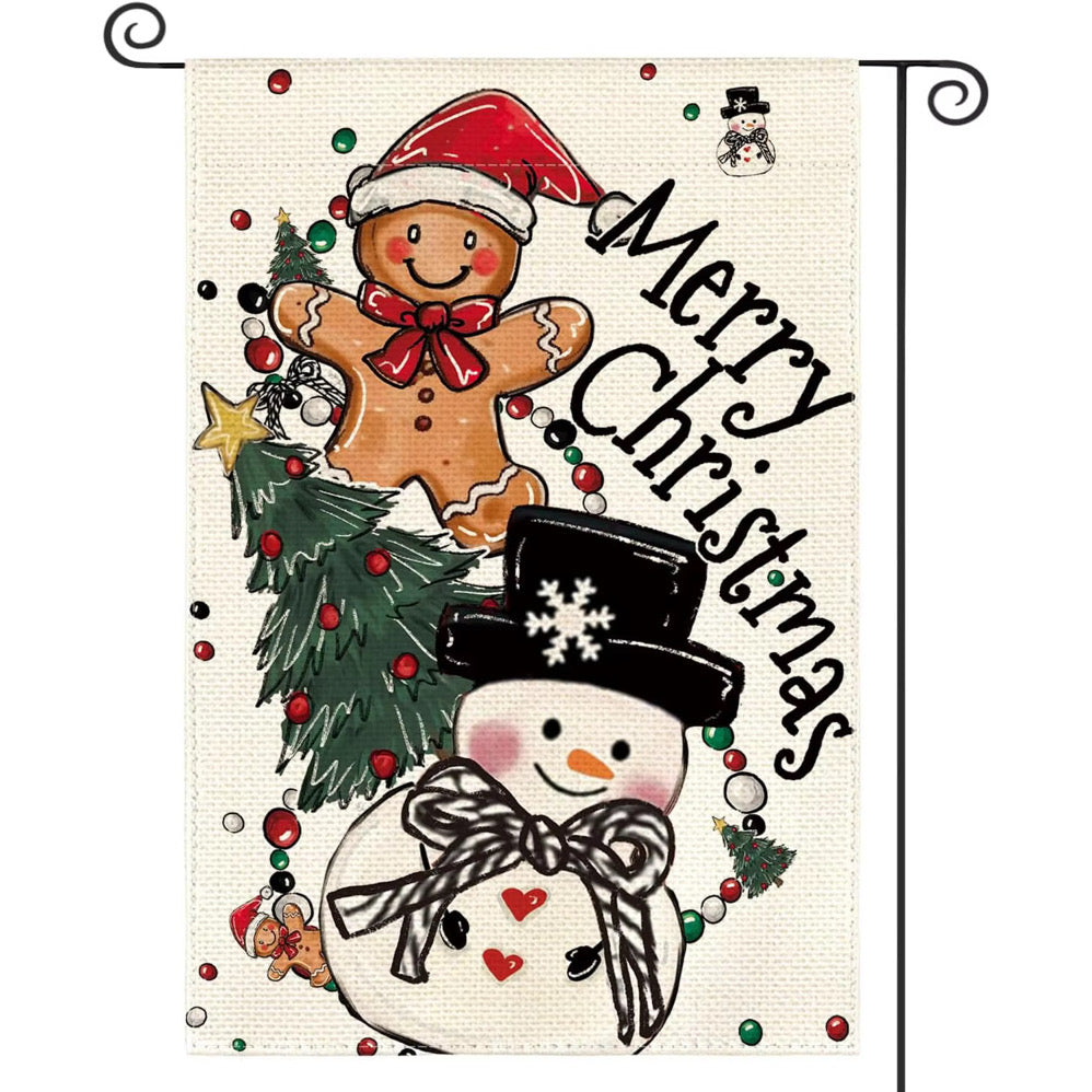 MORE Festive Christmas Themed Garden Flags